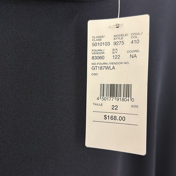 Women’s navy midi dress - Picture 3 of 3